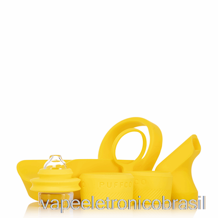 Vape Recarregável Puffco Peak Pro Travel Pack V2 Amarelo